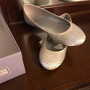 Flats with rhinestones